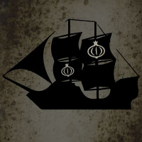 black ship with onion sails